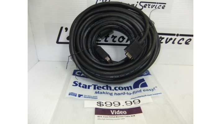 StarTech cable moniteur SVGA male a male de 50 pieds .